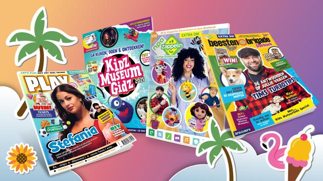 Kindermagazines en doeboeken voor de vakantie 2025