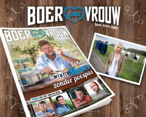Cover Boer zoekt Vrouw Magazine met Yvon Jaspers